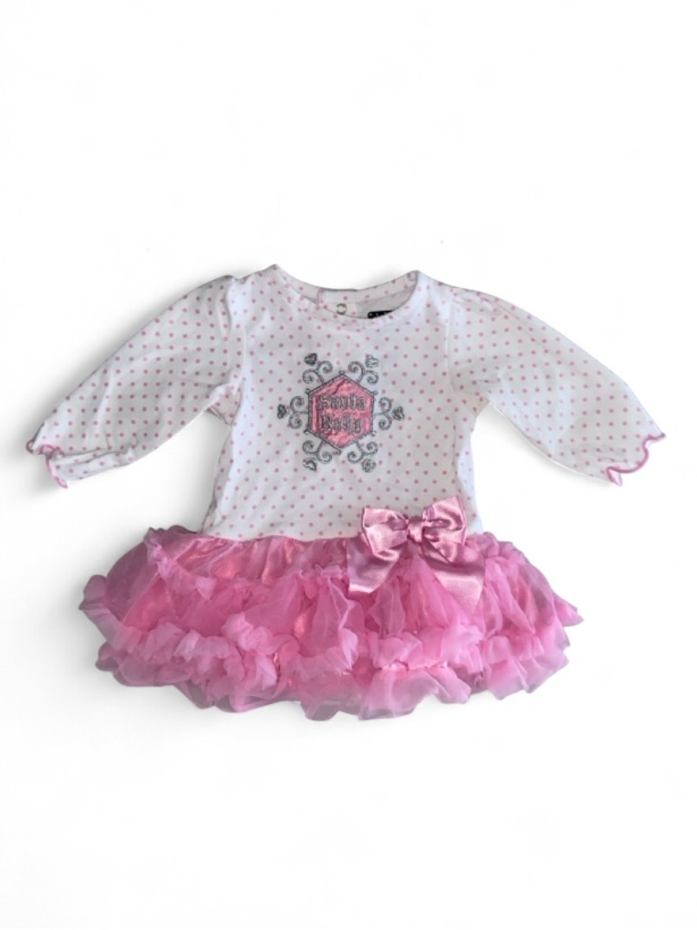 Baby Glam Santa Baby Tutu Onsie